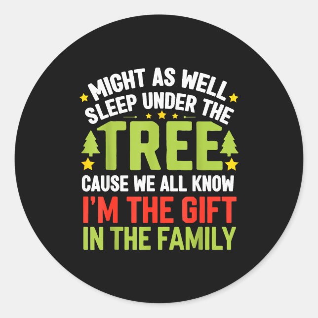 Adesivo Funny Christmas Kids Mens Christmas Pajamas Women  (Frente)