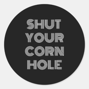 Adesivo Funny Cornhole Design Cornhole Lover