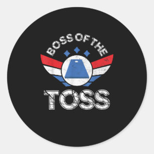 Adesivo Funny Cornhole Equipe Chefe do Toss