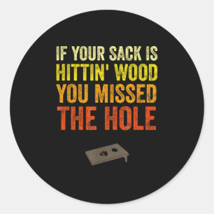 Adesivo Funny Cornhole Team Vintage Retro Adulto Humor