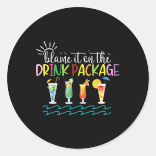 Adesivo Funny Cruise Summer 2024 Culpa-A No Pac De Bebida