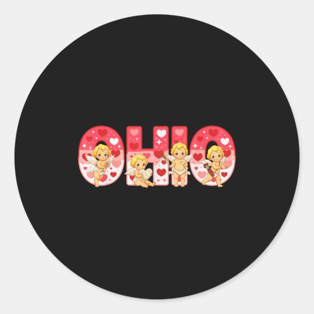 Adesivo Funny Cud Ohio Midwestern Party O-h-i-o In Valenti (Frente)