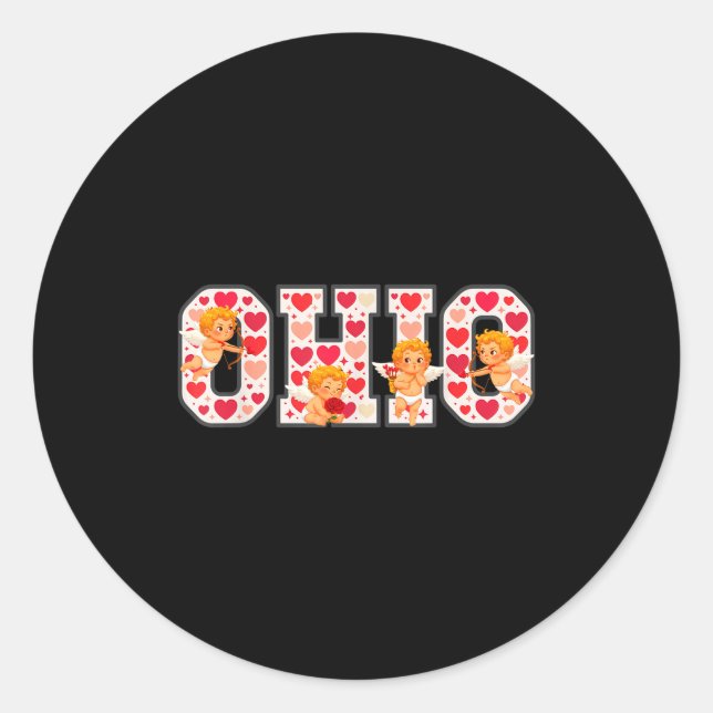 Adesivo Funny Cud Ohio Midwestern Party O-h-i-o In Valenti (Frente)