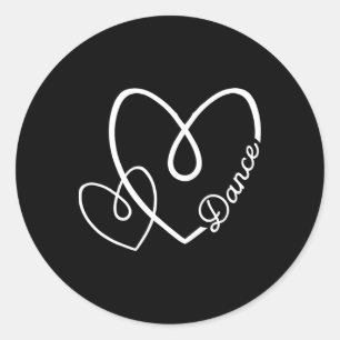 Adesivo Funny Dance Heart Love Dancing Lover Dia de os nam