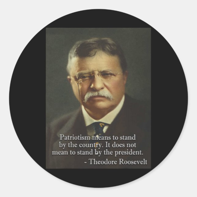 Adesivo Funny Dank Meme Designs Theodore ' Roosevelt Meme (Frente)