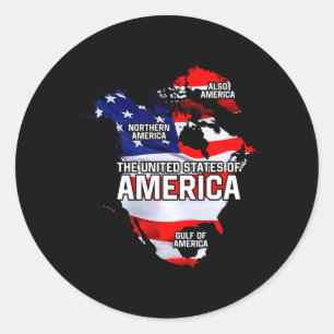 Adesivo Funny Donald Trump American Flag Canadá