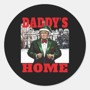 Adesivo Funny Donald Trump Pai Casa Cristo da Casa Branca