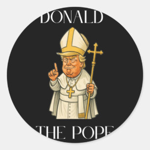 Adesivo Funny Donald Trump Pope