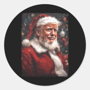 Adesivo Funny Donald Trump Santa Claus Pai de Natal H
