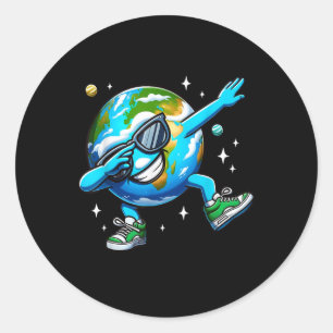 Adesivo Funny Earth Dab - Dia da Terra 2024 Crianças Dabbi