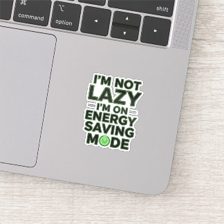 Adesivo Funny Energy Saving Mode Decal