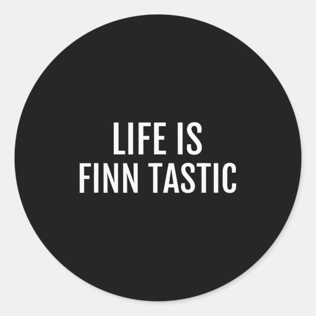 Adesivo Funny Finnish Finland Quote Shirt _ Lie Is Finn Ta (Frente)