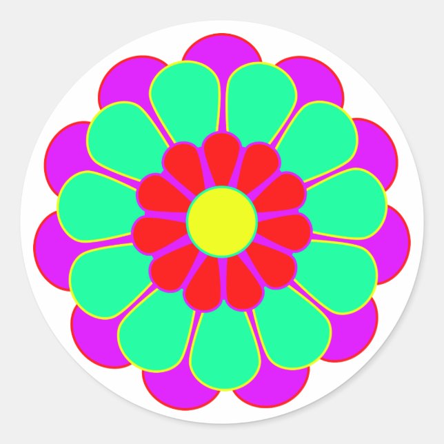 Adesivo Funny Flower Power Bloom I (Frente)
