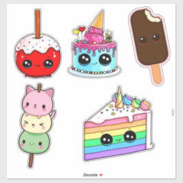 Adesivo Funny food stickers