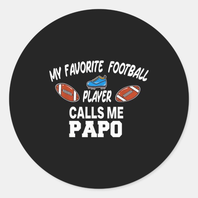 Adesivo Funny Football Dad Pride Pa Fan Srts Family  (Frente)