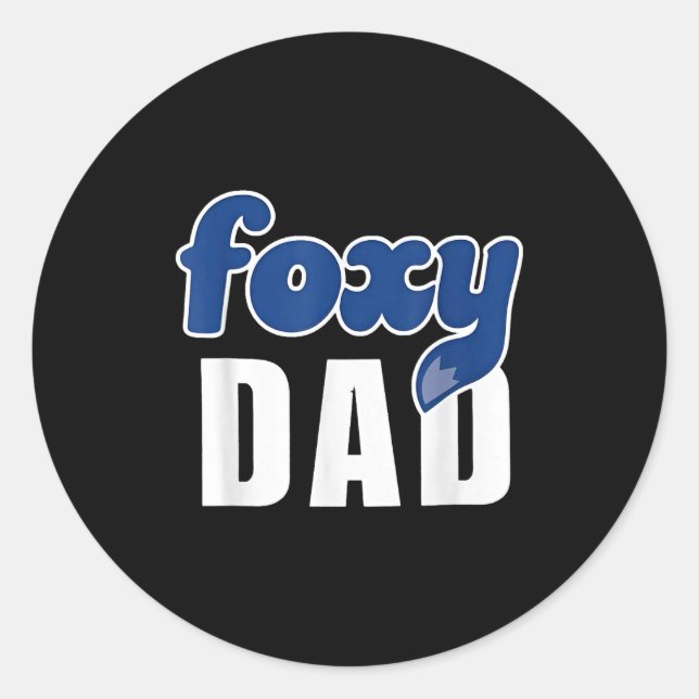 Adesivo Funny Foxy Dad  (Frente)