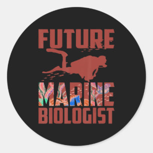 Adesivo Funny Future Marine Biologista Gift Kids Legal