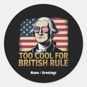 Adesivo Funny George Washington Legal demais para o govern