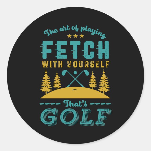 Adesivo Funny Golf Player Quote Golfers Love Golfing Srt  (Frente)