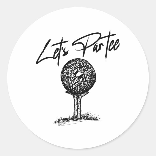 Adesivo Funny Golf Pun (Frente)