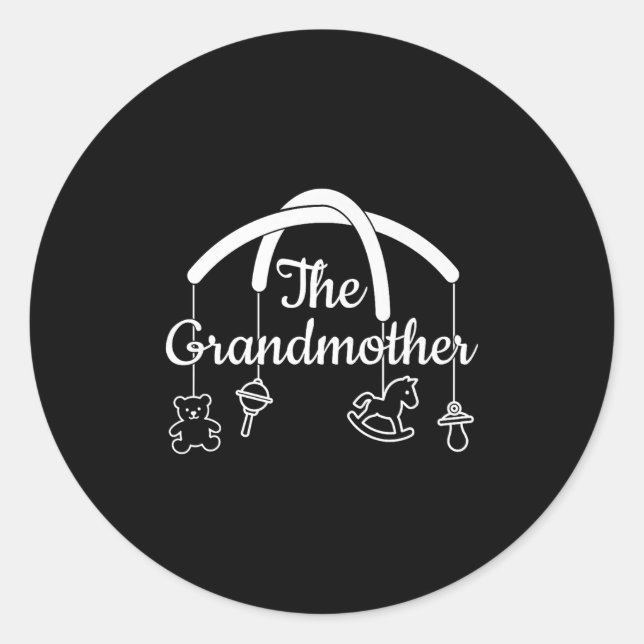 Adesivo Funny Grandmother Design For Proud Grandmas Premiu (Frente)