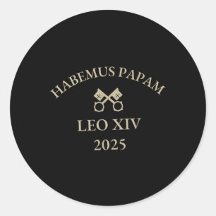 Adesivo Funny Habemus Papam Papa Leo Xiv 2025 Católico