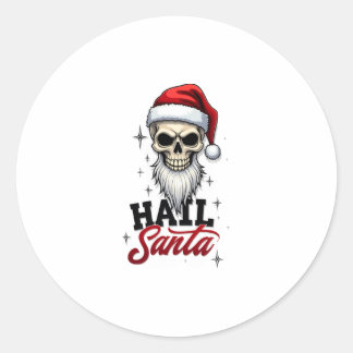 Adesivo Funny Hail Santa Claus Skull Skeleton Antichrist C