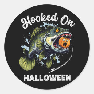 Adesivo Funny Halloween Fishing Meninos Homens Zumbi B Pei