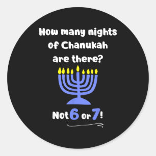 Adesivo Funny Hanukkah 67 Meme Professor Quantas Noites De