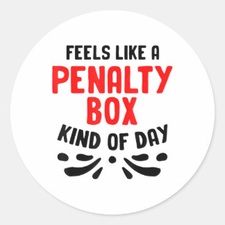 Adesivo Funny Hockey Feels Like A Penalty Box Hockey Playe