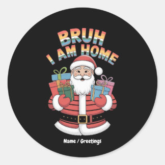 Adesivo Funny Holiday Gift Bringer Humor Festive Winter 