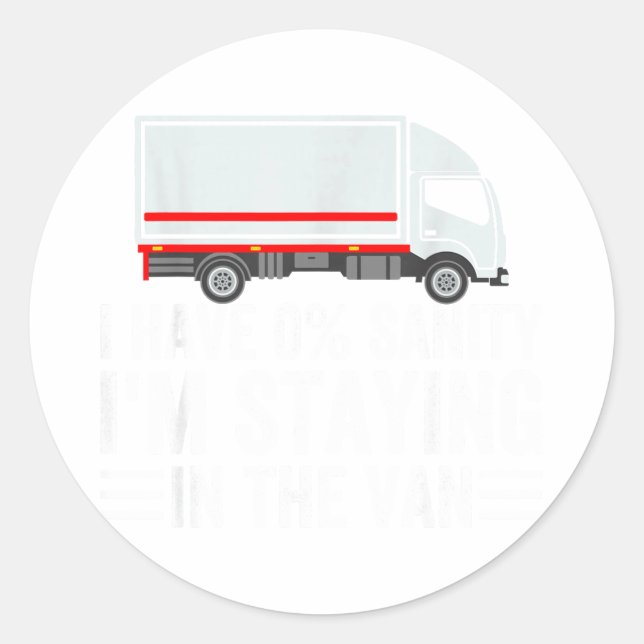 Adesivo Funny I'm Staying In Tha Van Phasmophobia Gamer Me (Frente)