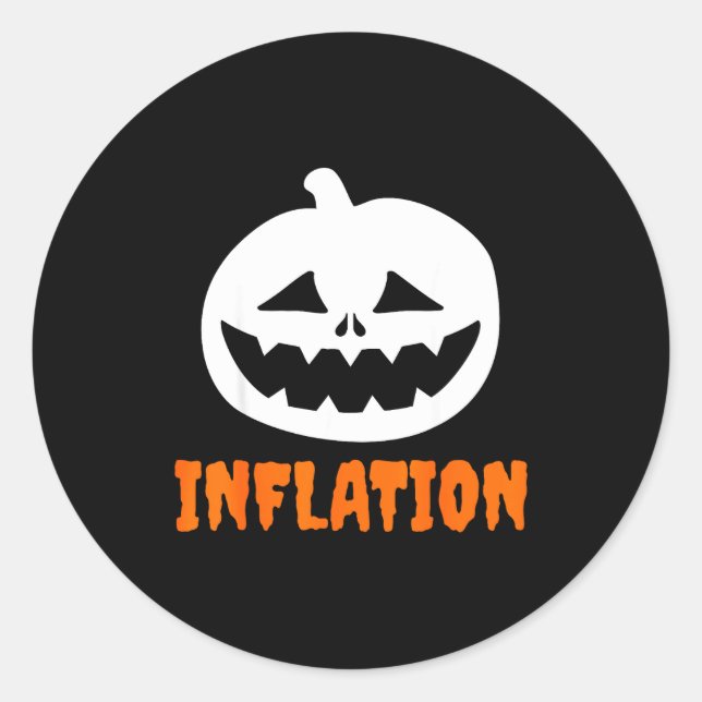 Adesivo Funny Inflation Halloween Costume Couple Matching  (Frente)