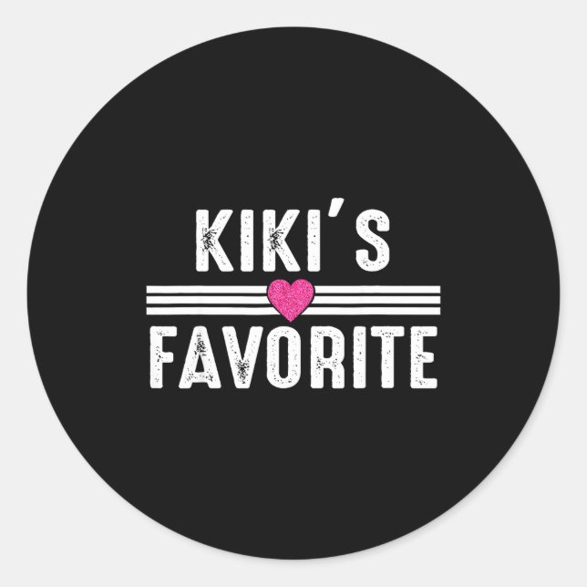 Adesivo Funny Kiki'ss Favorite Son Daughter I'm Kiki's's F (Frente)