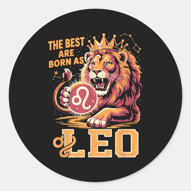 Adesivo Funny Leo Birthday Quote Astrology Horoscope Gift  (Frente)
