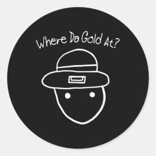Adesivo Funny Leprechaun Amateur Sketch Meme Rua Irlandesa