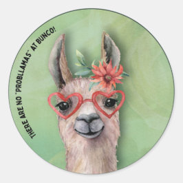Adesivo Funny Llama Bunco