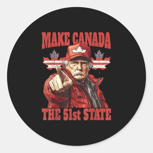 Adesivo Funny Make Canada 51rua State (Frente)