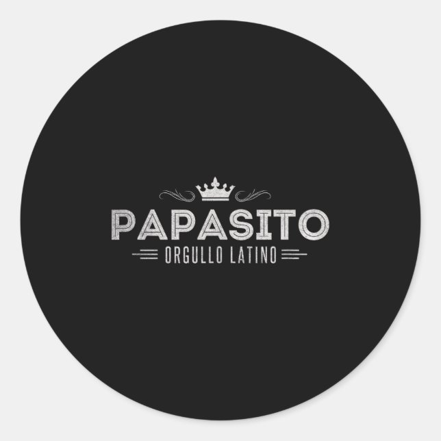 Adesivo Funny Mens Papasito Father's Day Design For Man  (Frente)