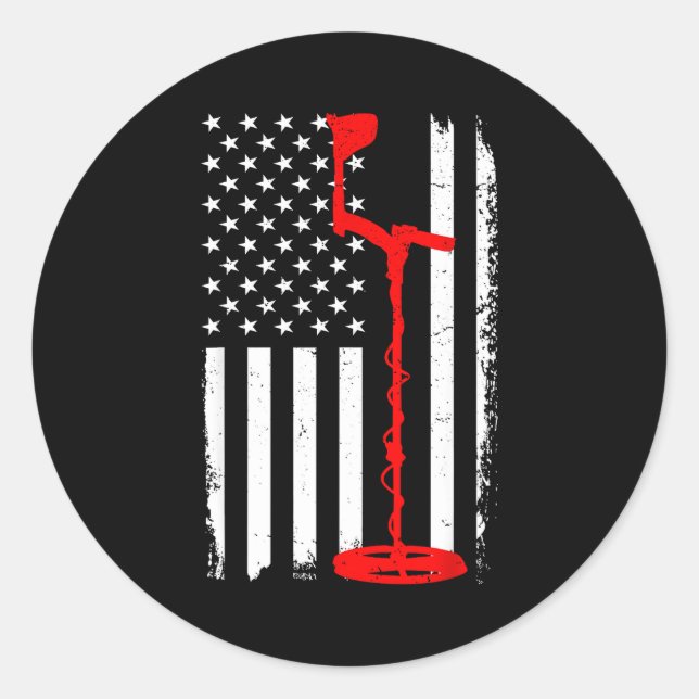 Adesivo Funny Metal Detecting Design For Men Women Metal D (Frente)