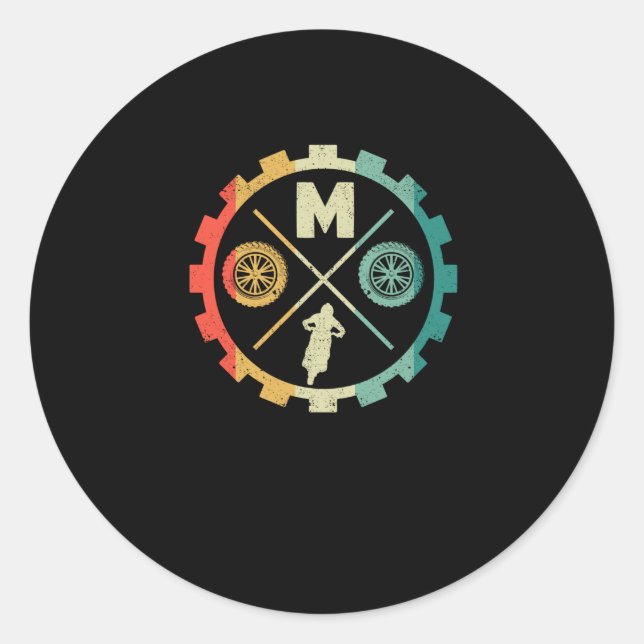 Adesivo Funny Moto Cross Dirt Bike Motocross Biker (Frente)