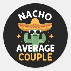 Adesivo Funny Nacho Média Casal Cinco De Mayo Mexicano F