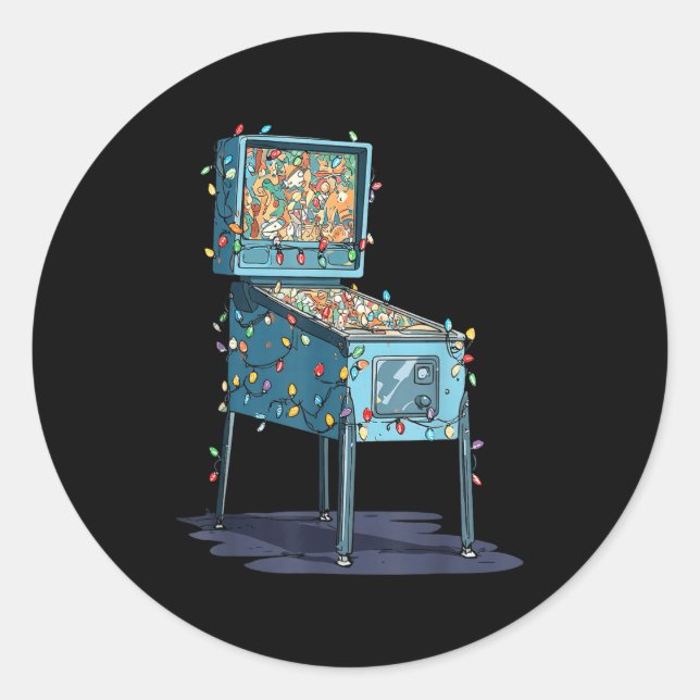 Adesivo Funny Nball Machine Christmas Graphics Lights Love (Frente)