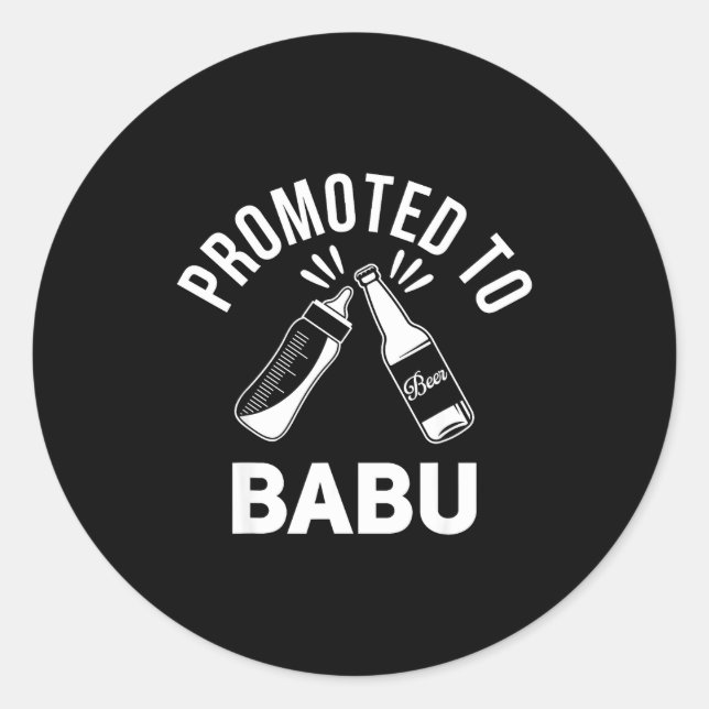 Adesivo Funny New Grandpa Pregnancy Announcement Promoted  (Frente)