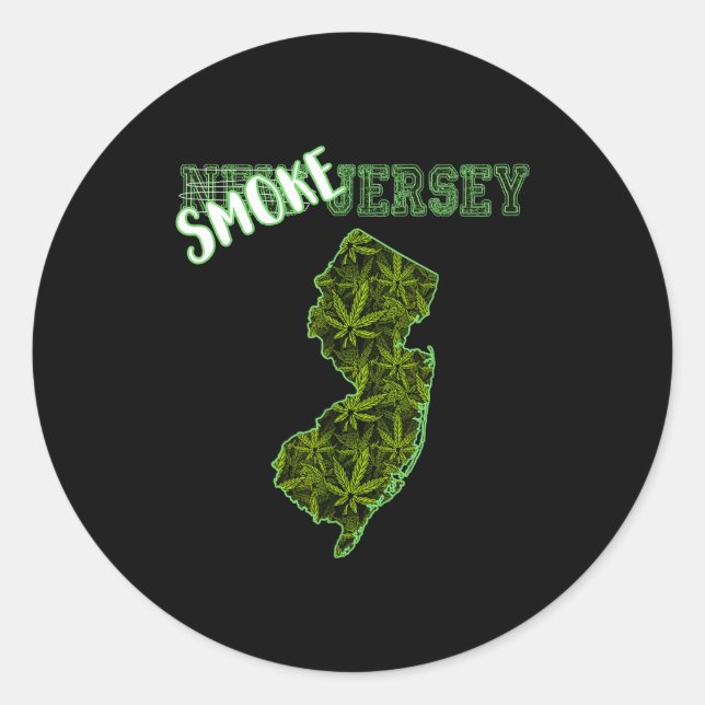 Adesivo Funny New Jersey Weed Weed Culture  (Frente)
