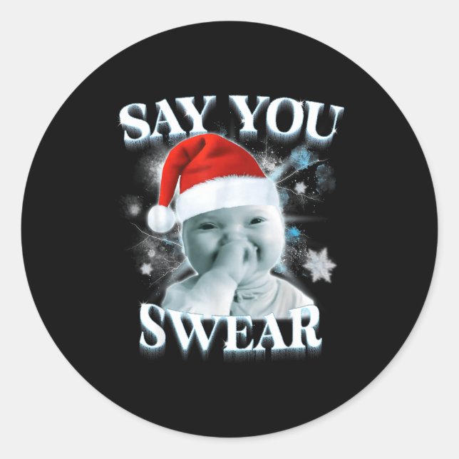 Adesivo Funny Niche Baby Gen Z Meme Ai Viral Giggling Ai L (Frente)