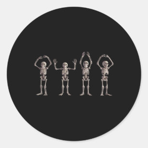 Adesivo Funny O-h-i-o State Skeleton Lover Ohio Halloween
