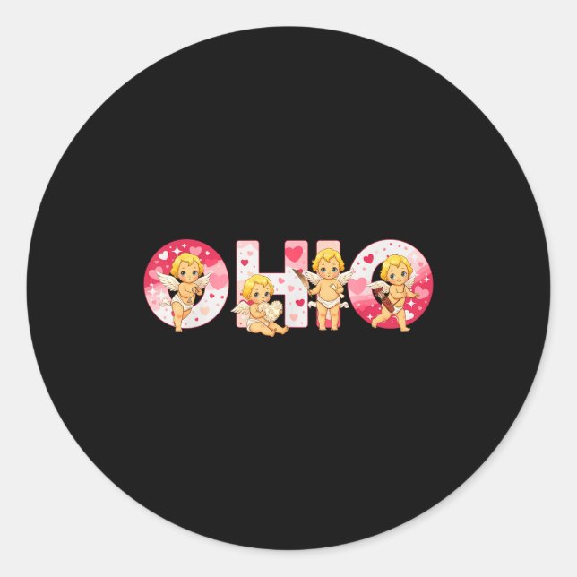 Adesivo Funny Ohio Cud Midwestern Party O-h-i-o In Valenti (Frente)