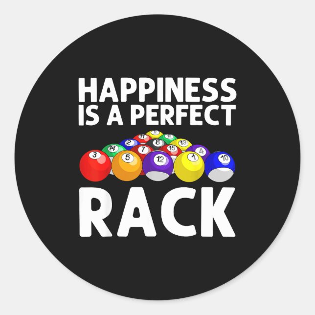 Adesivo Funny Ol Design For Men Women Billiards Lover Ol P (Frente)