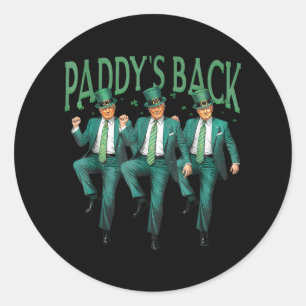 Adesivo Funny Paddys Back Trump Dancing